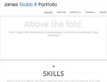 Tablet Screenshot of jg3media.com